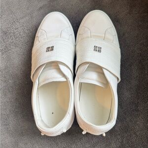 Givenchy Urban Street Croc-Embossed Strap Leather Sneakers